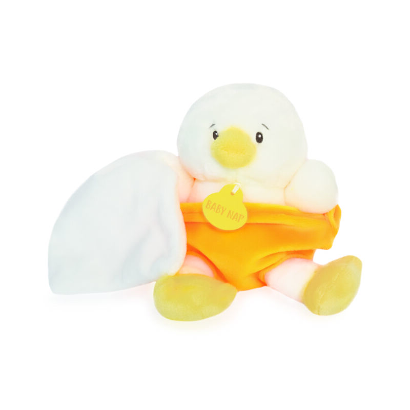  - peluche poussin dans son oeuf - jaune 15 cm 